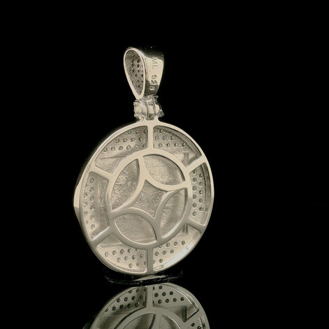 Men's Iced Out Last Supper Round Medallion | 25mm | VVS