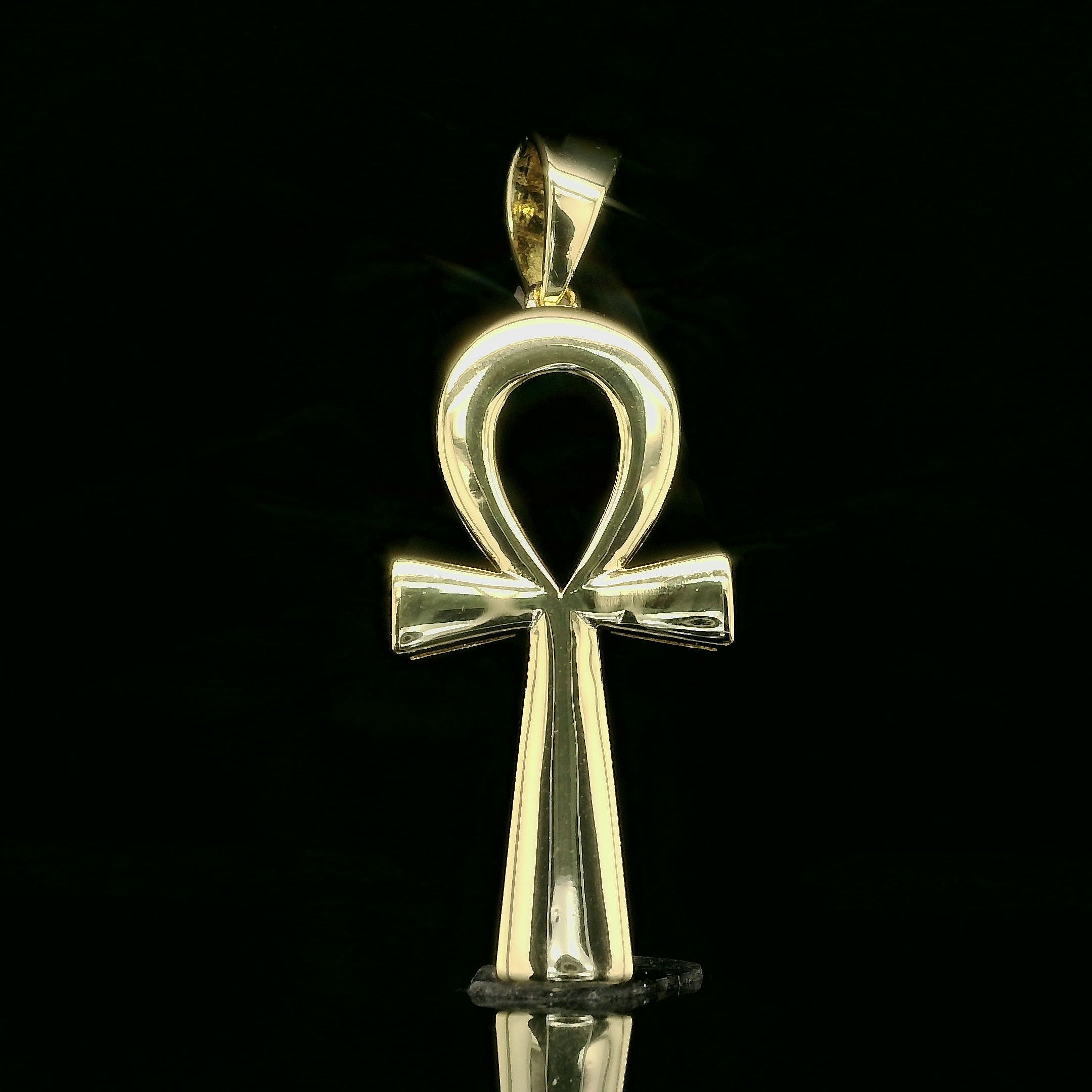 Polished Ankh Key of Life Pendant | 30mm | VVS