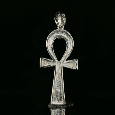 Polished Ankh Key of Life Pendant | 30mm | VVS