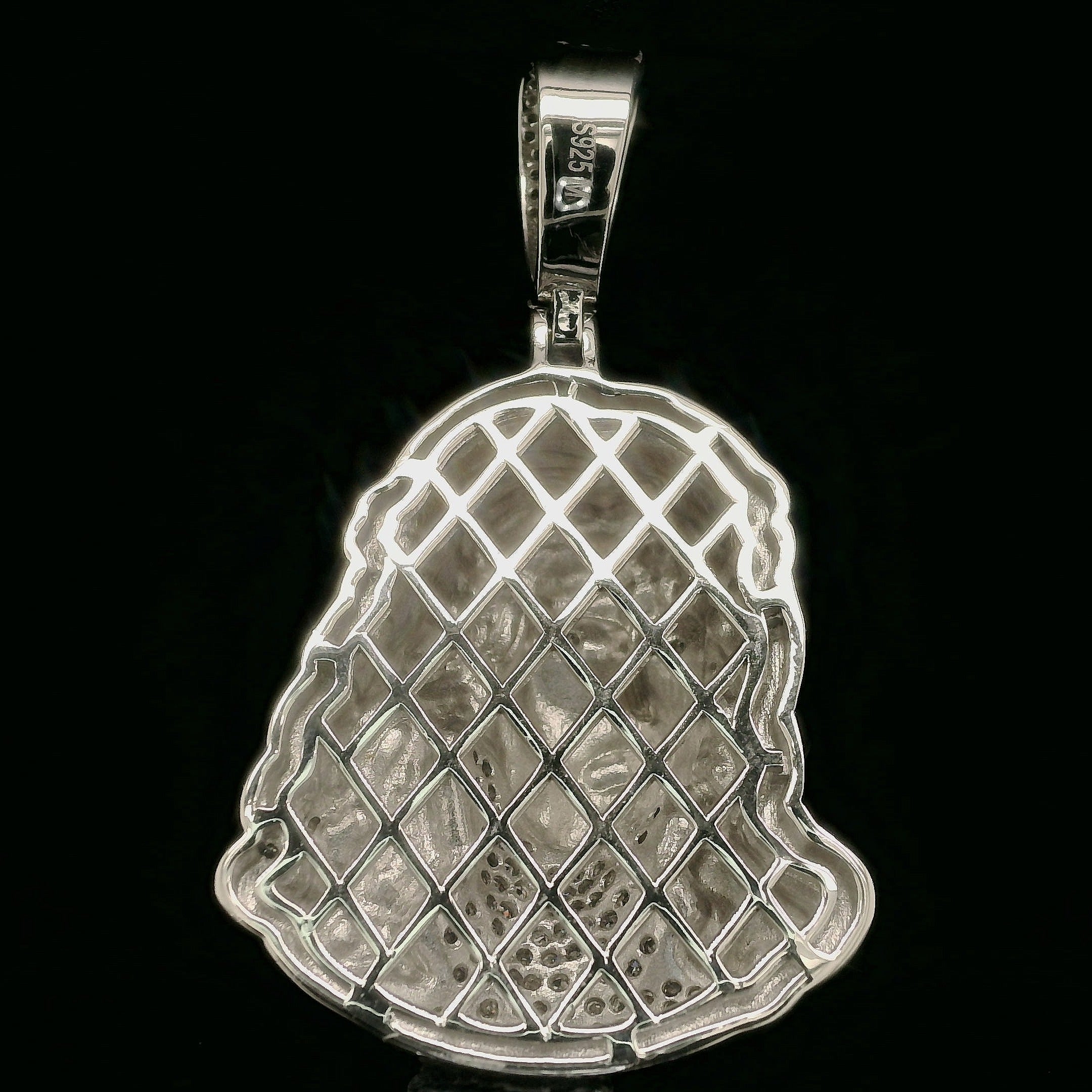 Iced Out Jesus Head Pendant | 36mm | VVS