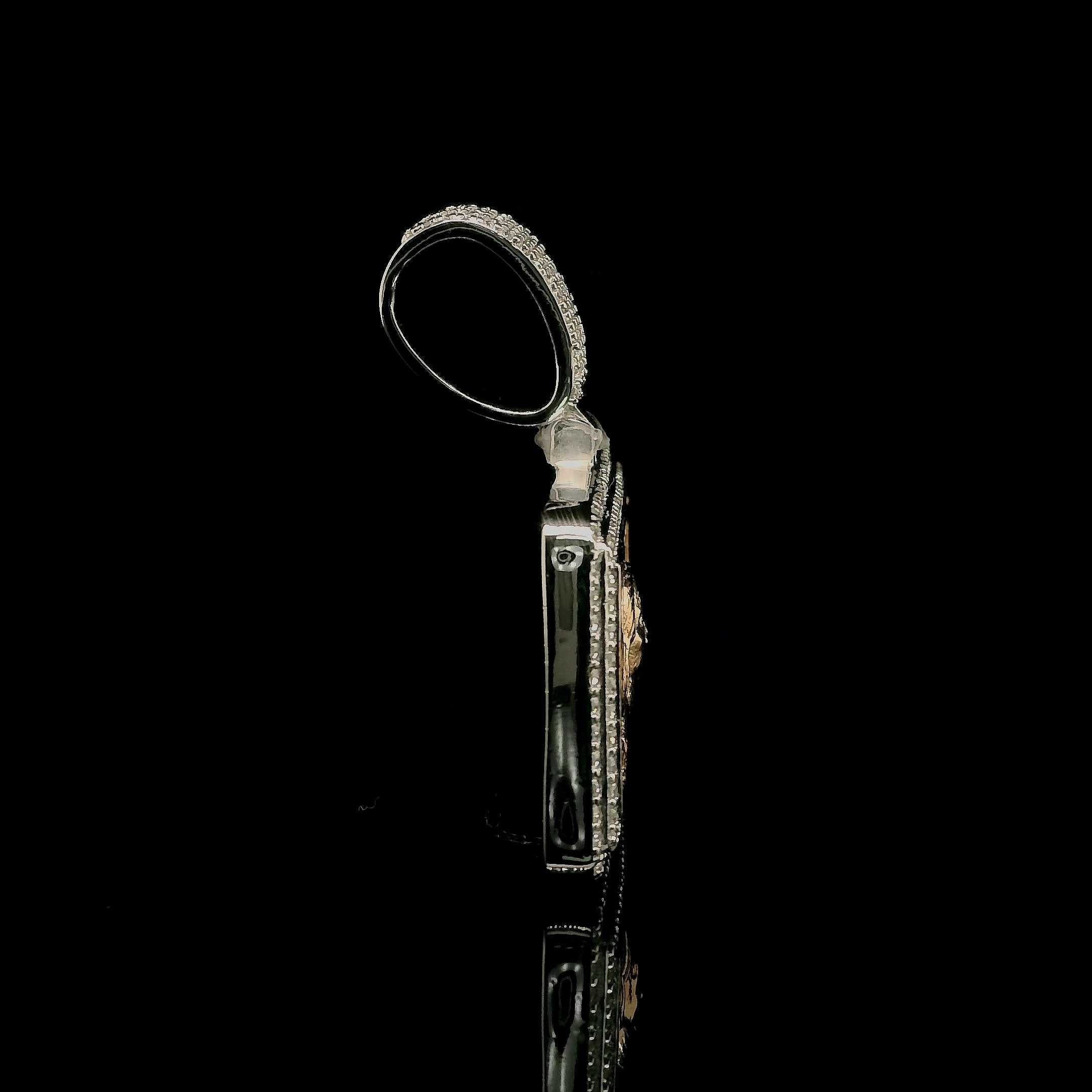 Men's Iced Out 100 Dollar Bill Pendant | 2.66ct | 43mm | VVS