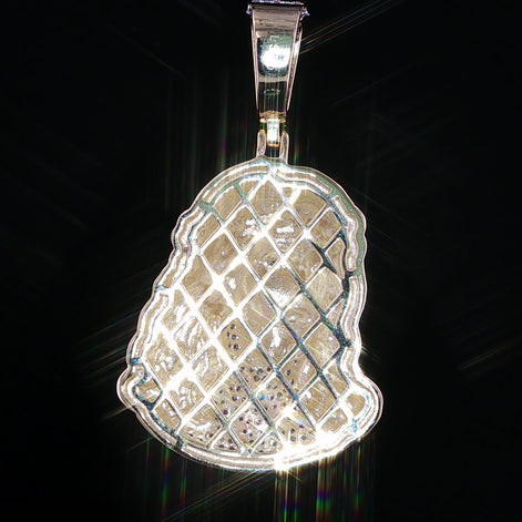 Iced Out Jesus Head Pendant | 36mm | VVS