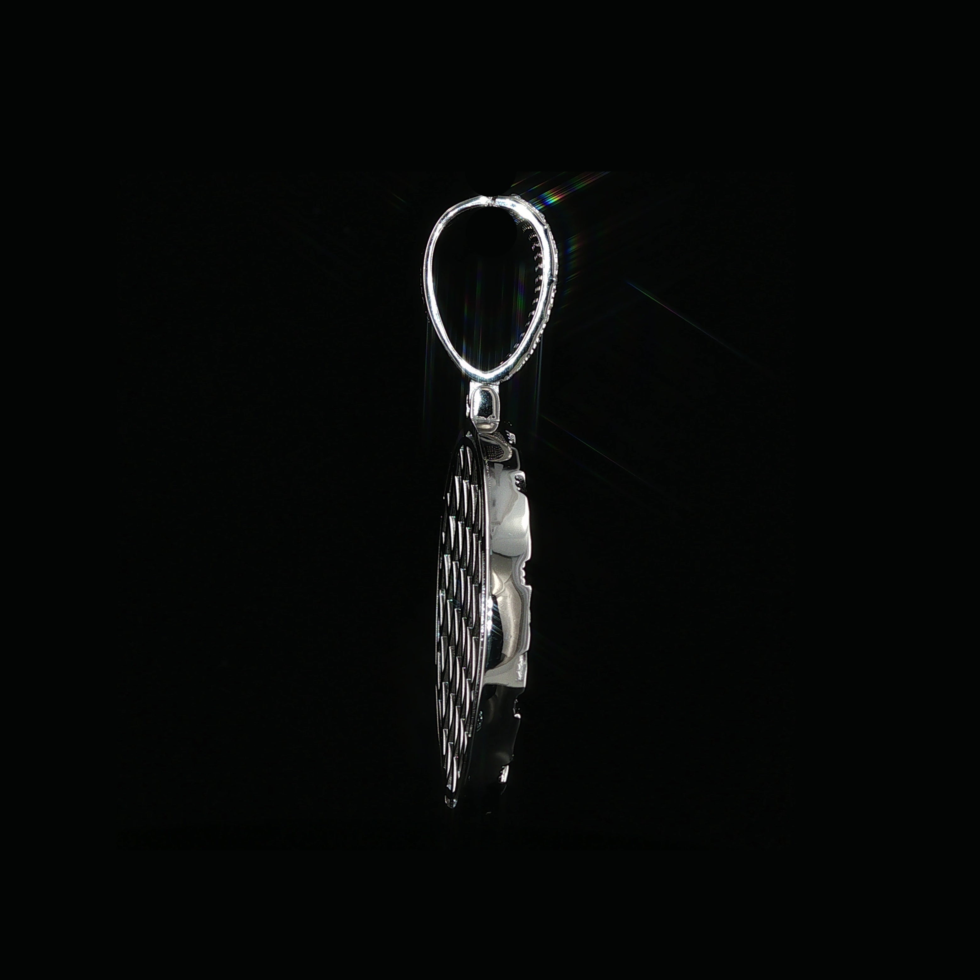 Last Supper Medallion Pendant | 925 Sterling Silver | 1.2Ctw Moissanite