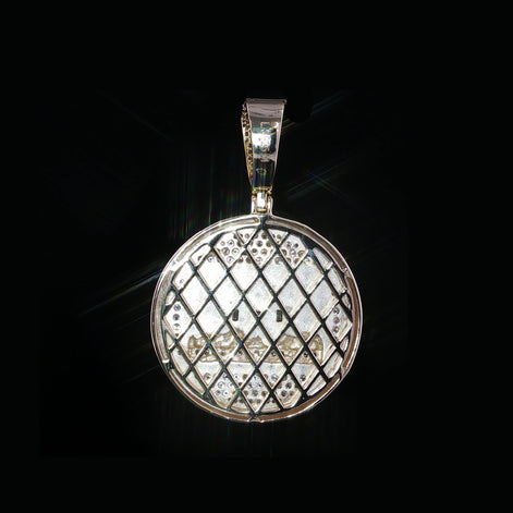 Last Supper Medallion Pendant | 925 Sterling Silver | 1.2Ctw Moissanite