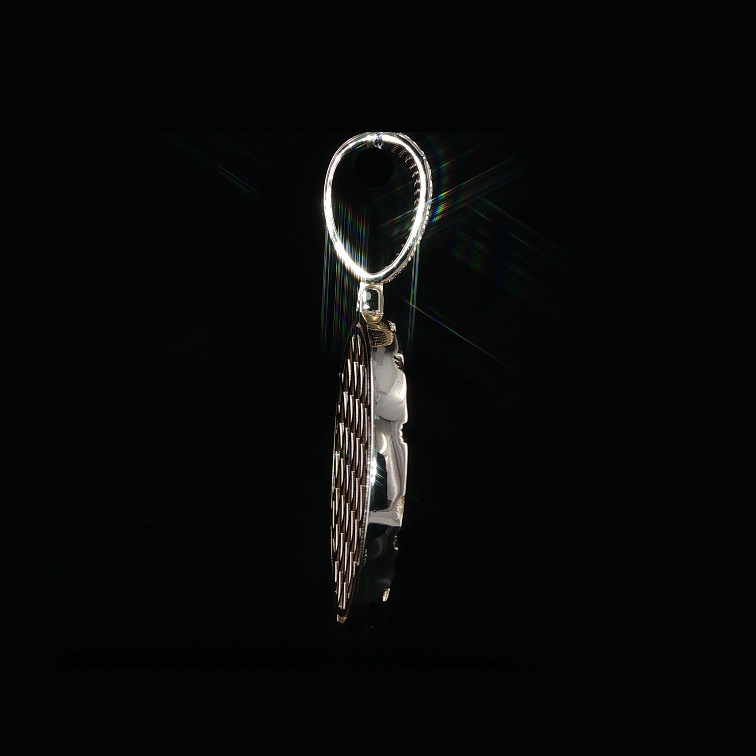 Last Supper Medallion Pendant | 925 Sterling Silver | 1.2Ctw Moissanite