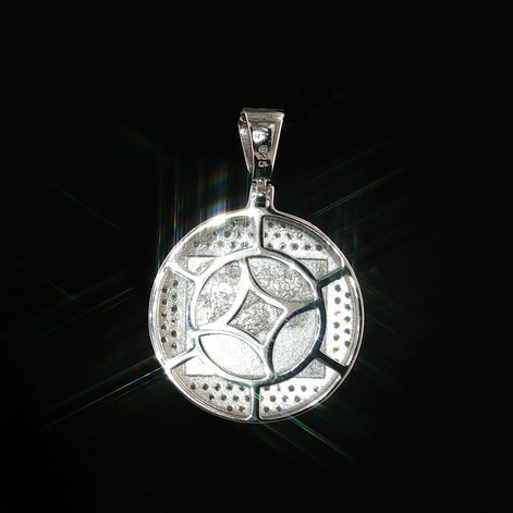 Men's Iced Out Last Supper Round Medallion | 25mm | VVS