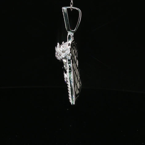 Men's Iced Out Jesus Piece Pendant – 925 Sterling Silver | VVS Moissanite Accents | 14K Gold & Rhodium Options