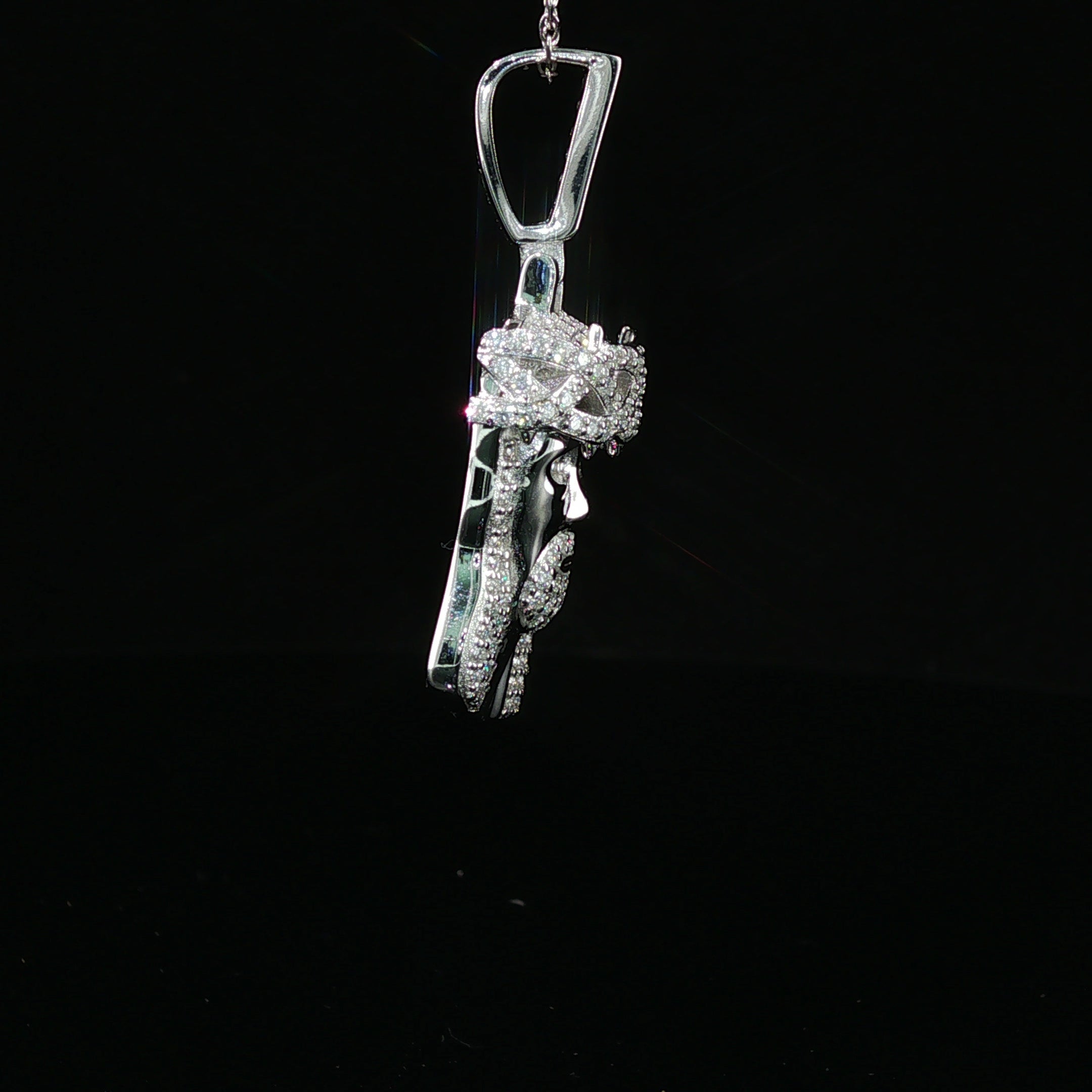 Men's Iced Out Jesus Piece Pendant – 925 Sterling Silver | VVS Moissanite Accents | 14K Gold & Rhodium Options