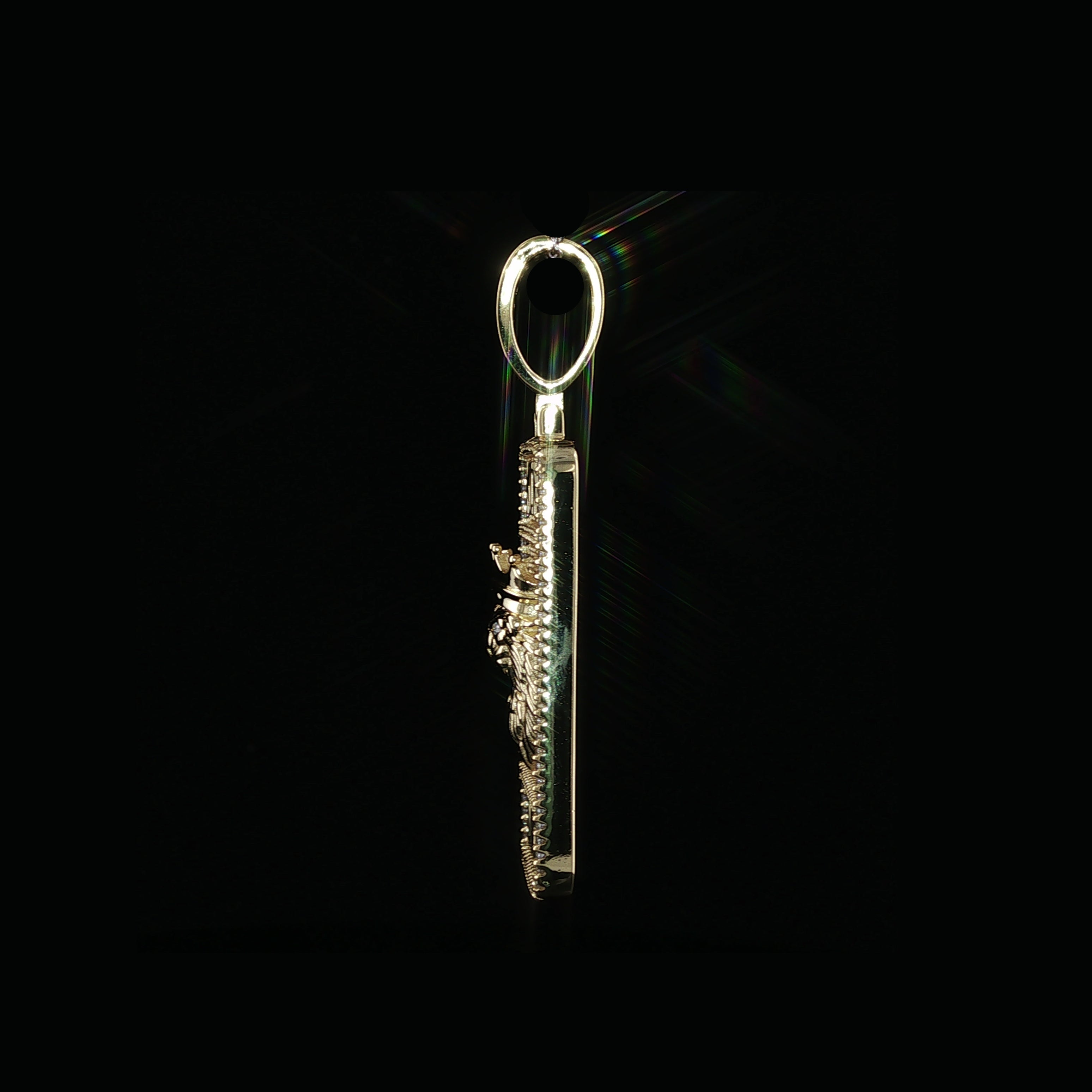 Lion King Pendant| 925 Silver Moissanite |Iced Out Hip Hop Charm| Silver or Gold Finished