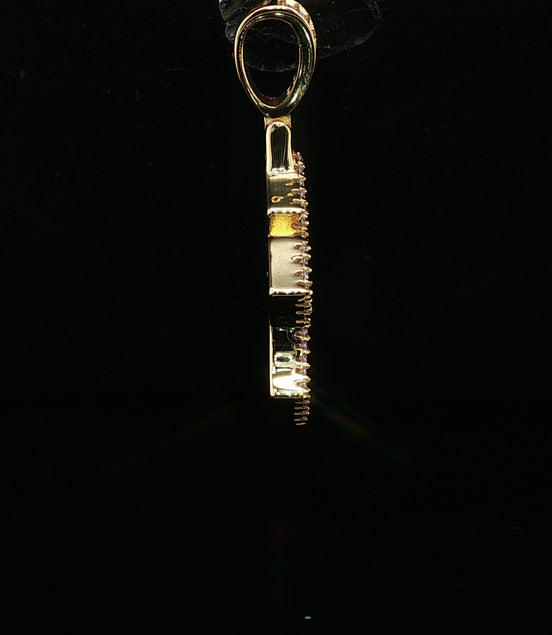 Iced Out Ornate Cross Pendant | 24mm | VVS