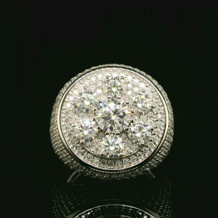 Moissanite Hip Hop Ring | 5.12ct | 21mm | VVS